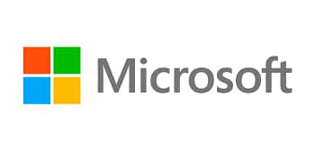Logo de Microsoft, partner de ciberseguridad de BCNSoluciona