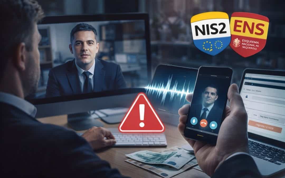Deepfakes y clonación de voz en empresas en España: el fraude del CEO y cómo prepararte con NIS2 y ENS