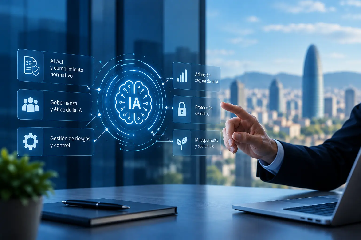 Gobierno de la IA para empresas y gestión responsable de sistemas de inteligencia artificial